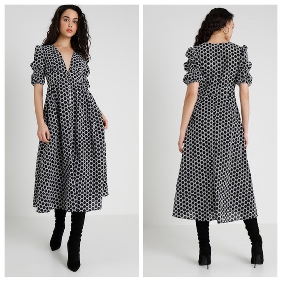 🆕NWT Sz 4 Keepsake the Label Geometric Midi Dress - Picture 12 of 16